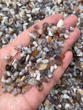 GAF Treasures Botswana Agate Chips de 10 mm, útiles para mosaicos y proyectos artísticos.