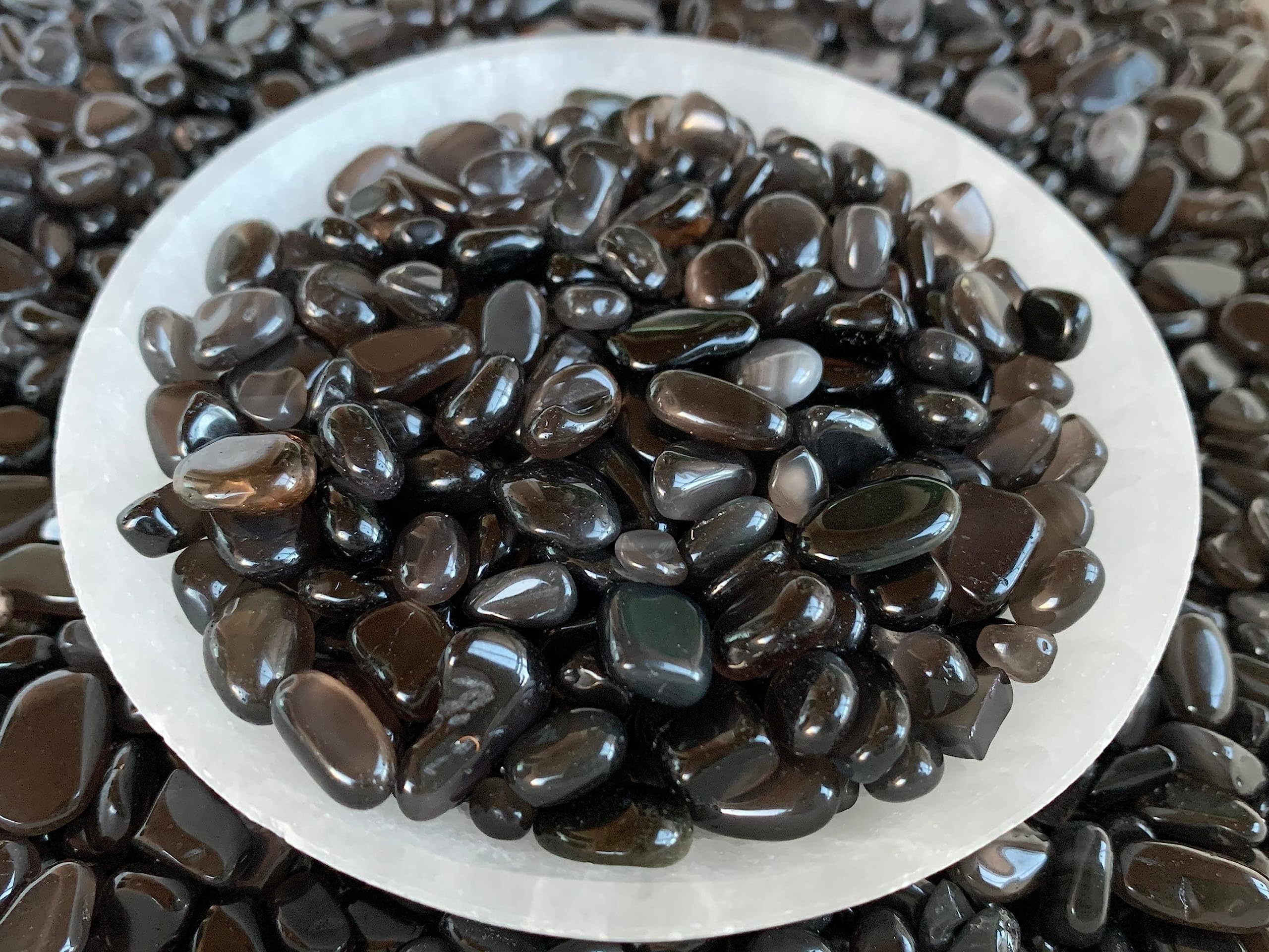 GAF TREASURES Obsidiana Negra: aplicaciones en artes y manualidades.