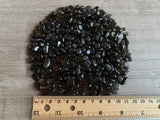 GAF TREASURES Obsidiana Negra: piezas crudas sin perforar para manualidades.