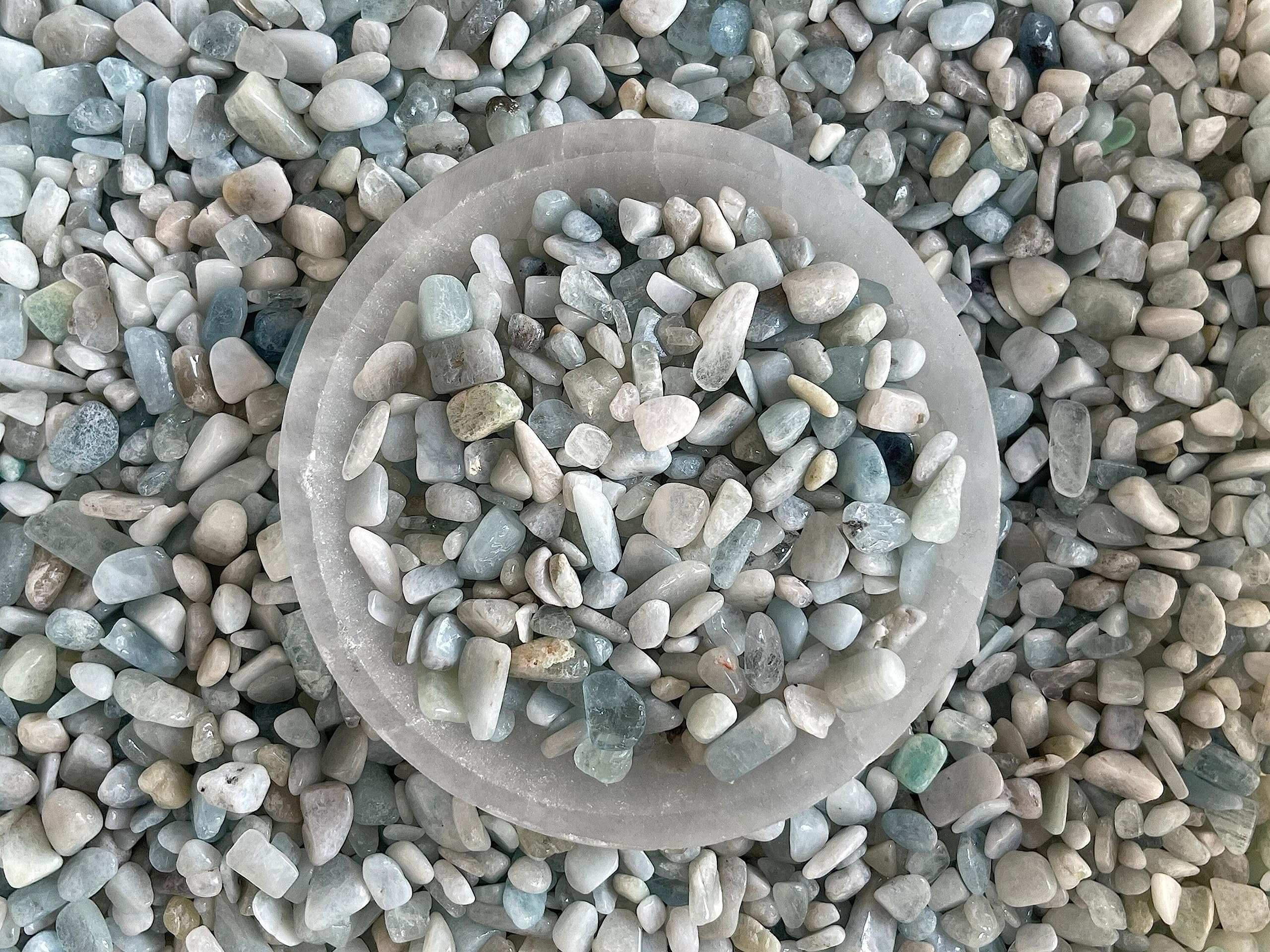 GAF TREASURES Aquamarina para decoración del hogar con acento natural.