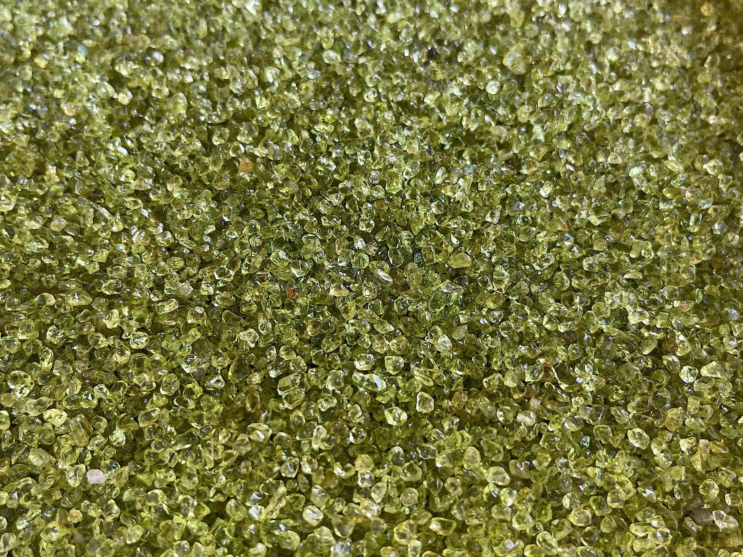 GAF TREASURES peridoto sin perforar, ideales para jardinería y arreglos decorativos.