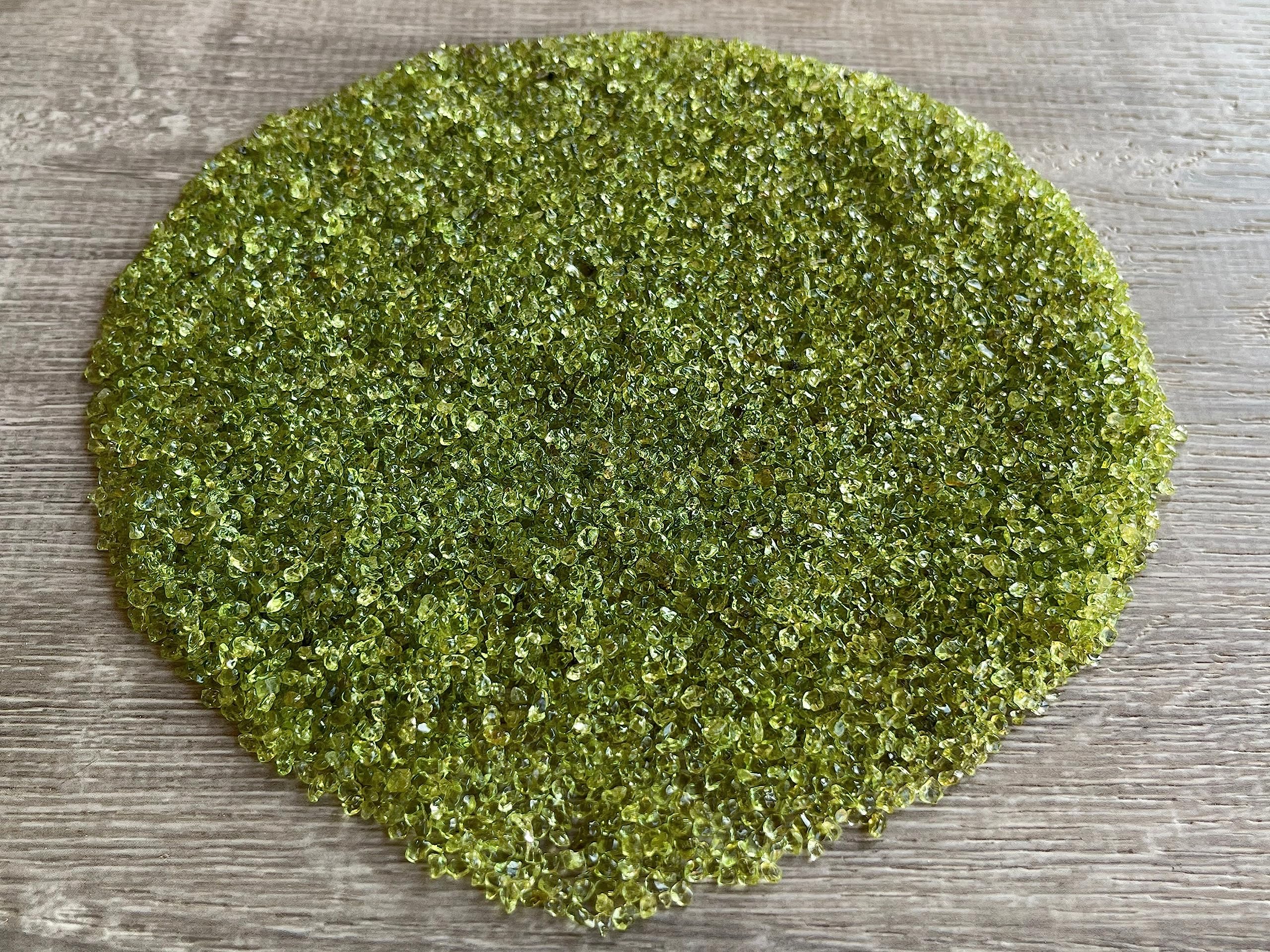 Piedras de peridoto sin perforar, GAF TREASURES, ideal para arte y manualidades.