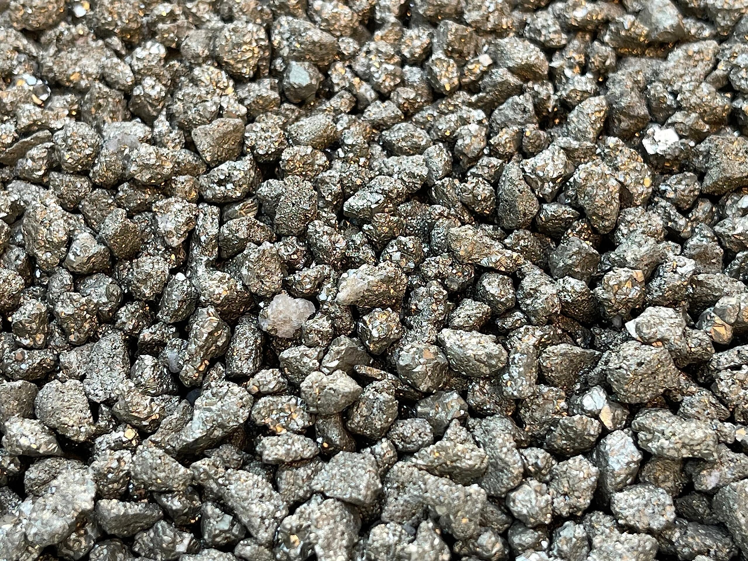 GAF TREASURES pirita granel 0-5 lb, suministro económico para proyectos.