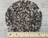 GAF TREASURES trozos cuarzo negro rutilado brillantes, rellenos de artesanías y jardines