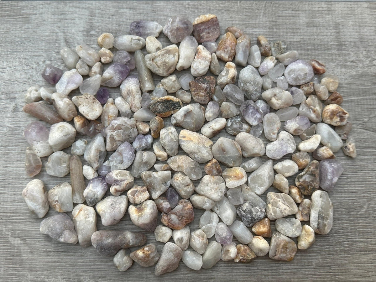 GAF TREASURES Spirit Quartz chips 10-30 mm para joyería y manualidades.