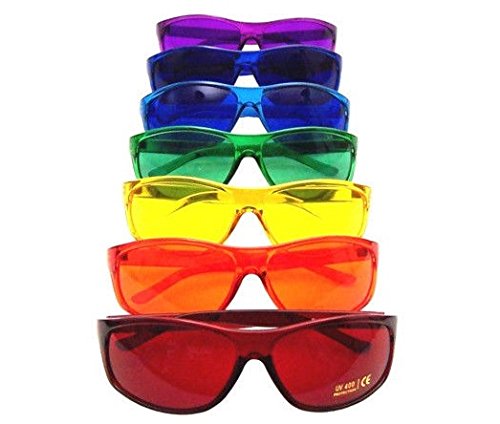 Gafas Color Glasses Pro Chakra para equilibrio emocional y concentración.