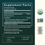 Gaia Herbs Adaptogen Performance: hierbas ashwagandha y cordyceps para resiliencia diaria.
