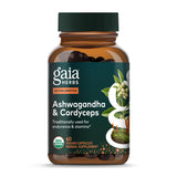 Gaia Herbs Adaptogen Performance: vertido de botella para energía sostenida durante el día.