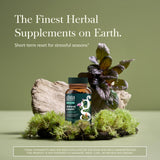 Gaia Herbs Adrenal Health Jumpstart — cápsulas en primer plano para soporte adrenal