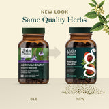 Cordyceps de Gaia Herbs Adrenal Health Nightly Restore para equilibrio.