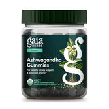 Gaia Herbs Ashwagandha Gummies empaque con canela y jengibre para apoyo al estrés