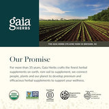 Gaia Herbs Ashwagandha Gummies sabor a fruta y endulzantes naturales