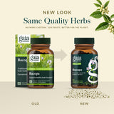 Ingredientes naturales de Gaia Herbs Bacopa en primer plano
