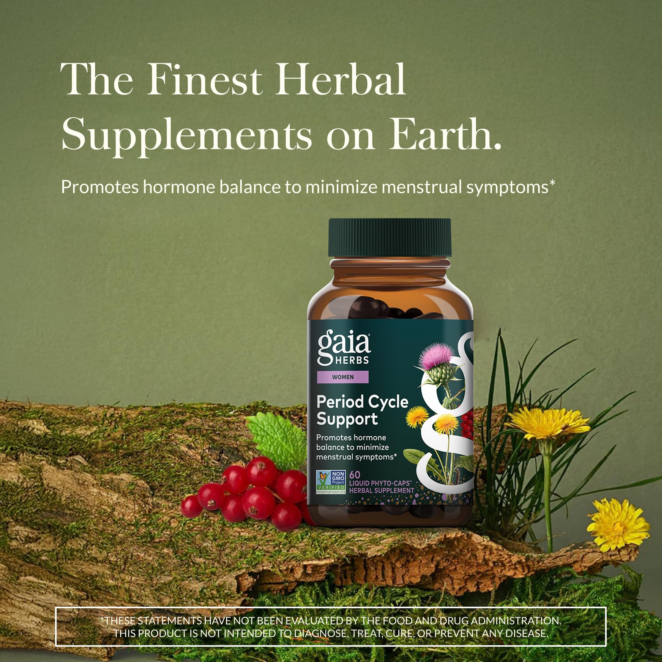 Bayas de Vitex de Gaia Herbs como ingrediente clave