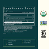 Gaia Herbs Black Elderberry Daily Gummies para Niños, etiqueta detalle, color y diseño