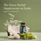 Etiqueta de Gaia Herbs Calm A.S.A.P. destacando su efecto calmante suave