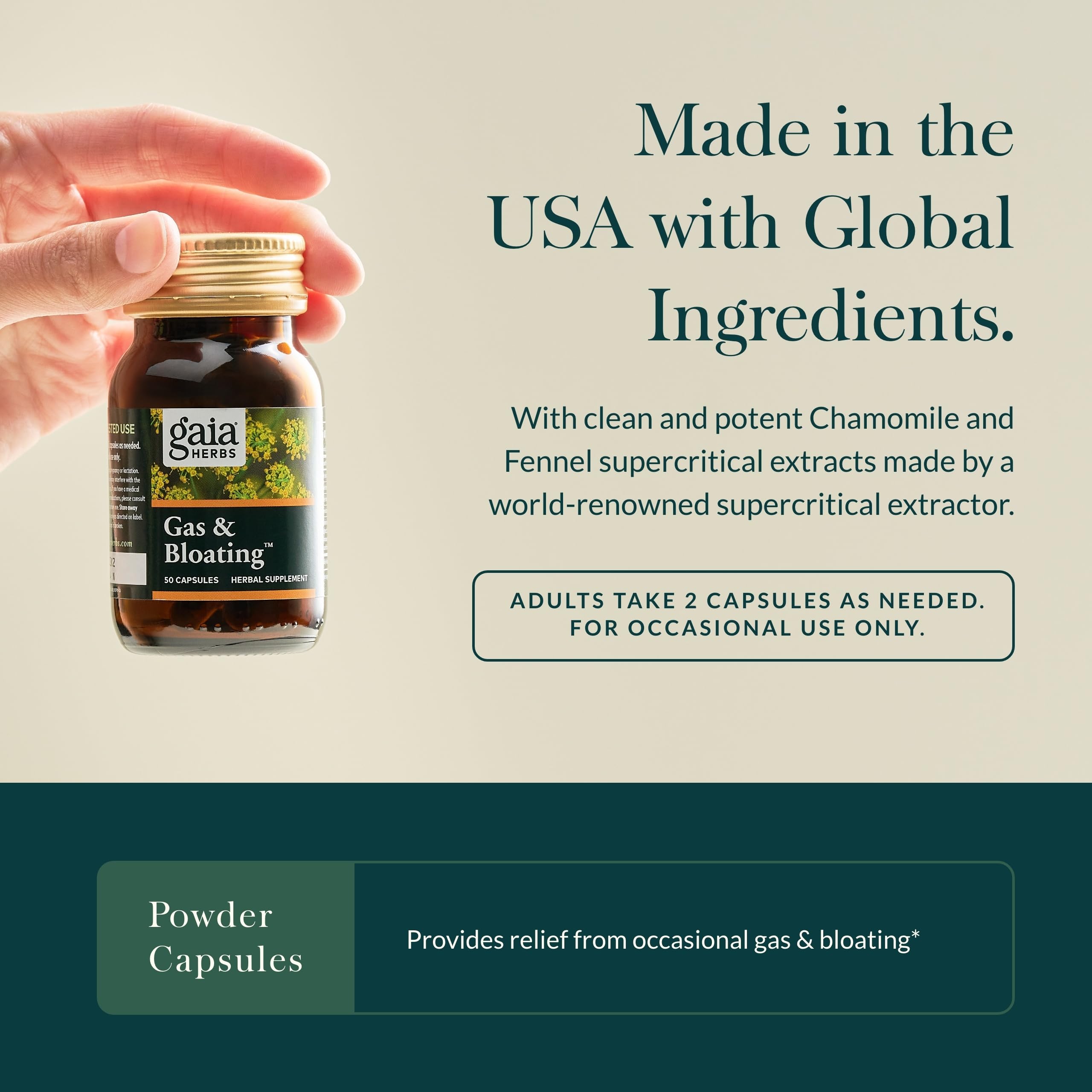 Gaia Herbs Hierbas Digestivas, capsulas vegetales para apoyar la digestion