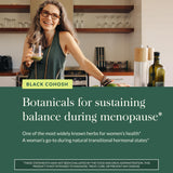 Gaia Herbs Black Cohosh empaque vegano y sin soja.