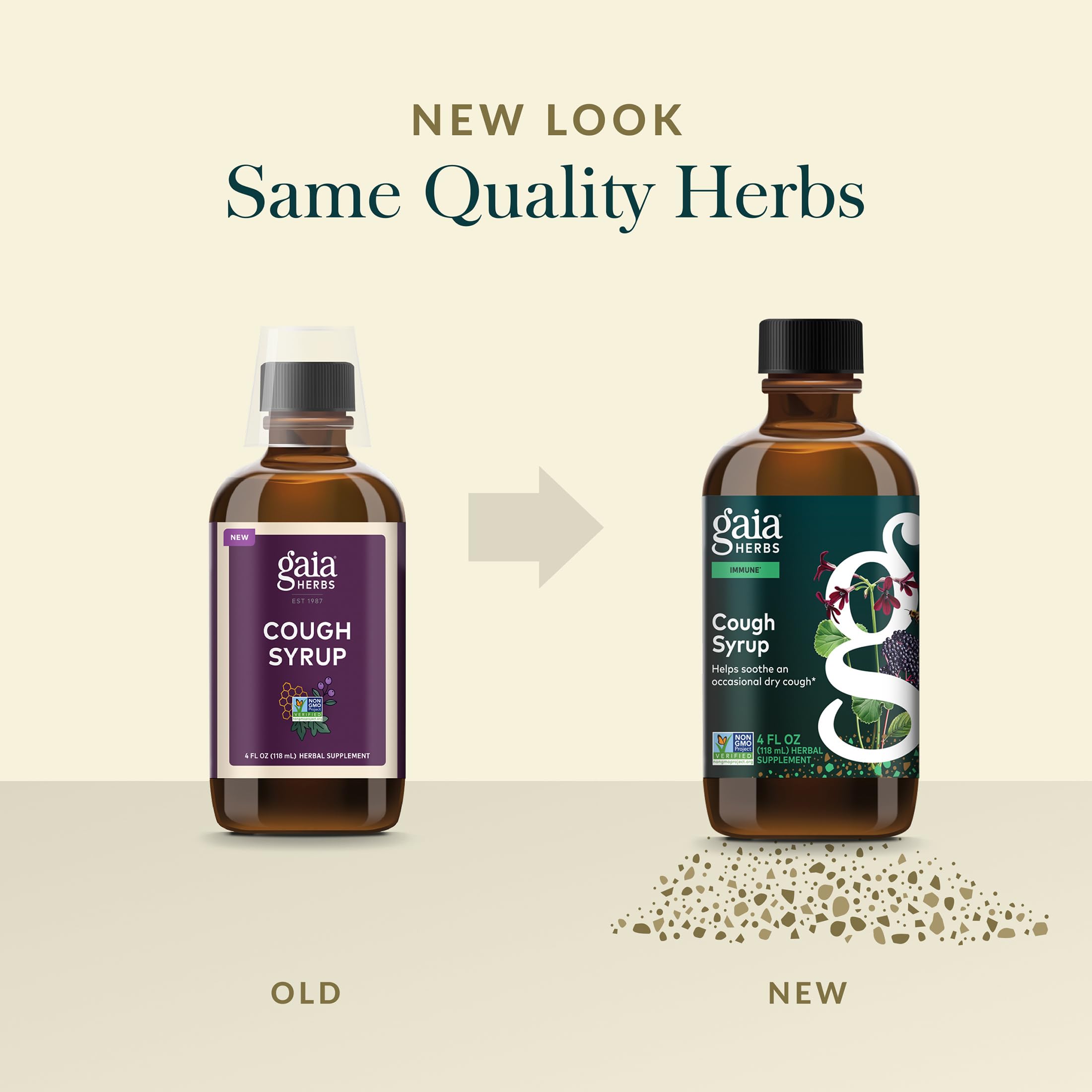 Gaia Herbs Cough Syrup mezcla de aceites esenciales: fragancia herbácea y natural