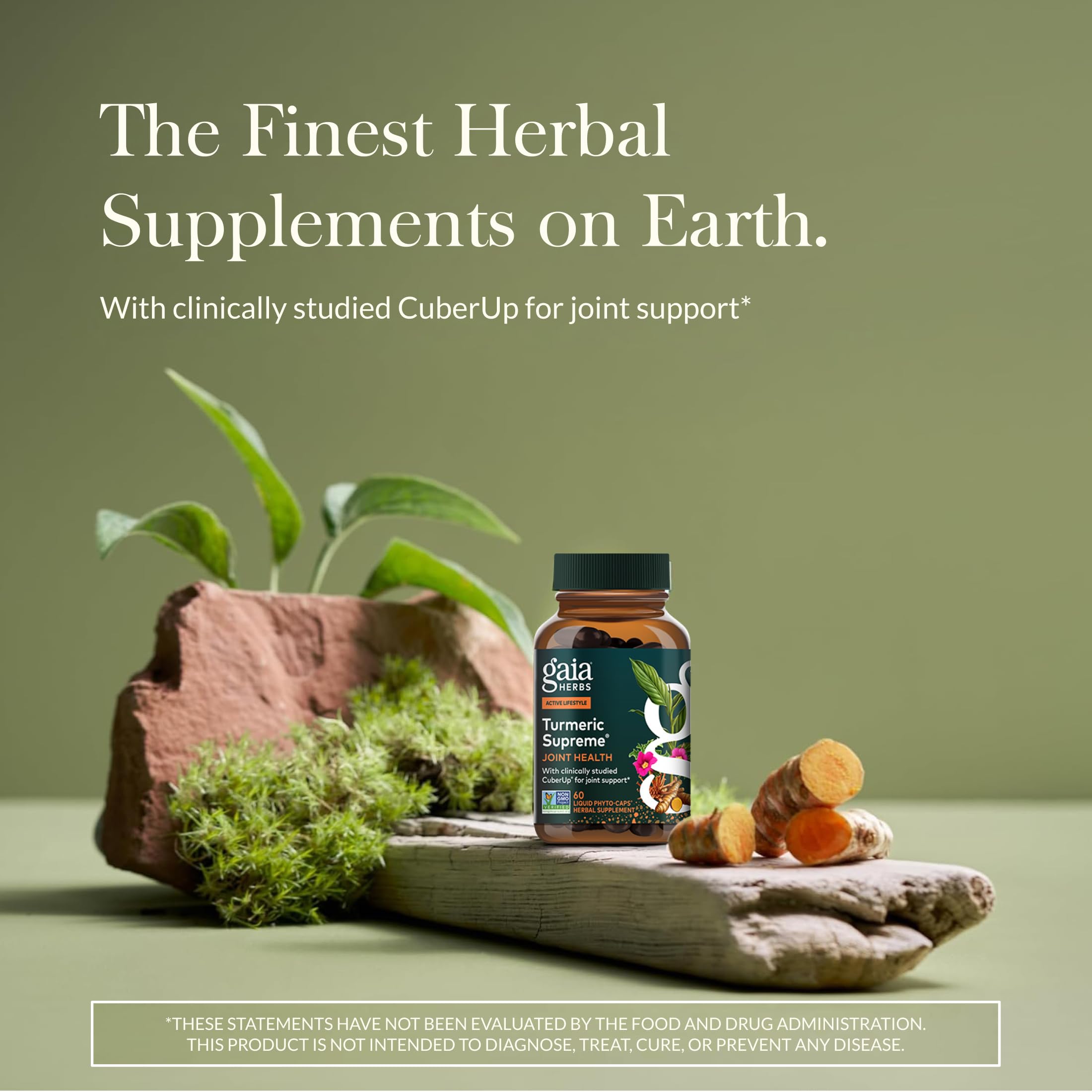 Gaia Herbs Curcuma Quercetina, mayor absorción para recuperación posentrenamiento.