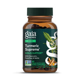 Gaia Herbs Curcuma Supremo Sinusal - botella con curcuminoides para apoyo nasal