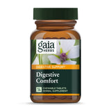 Gaia Herbs Digestive Comfort: tabletas masticables para alivio ocasional de malestares digestivos.