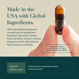 Gaia Herbs Echinacea Goldenseal, cápsulas veganas, forma conveniente de incorporar hierbas.