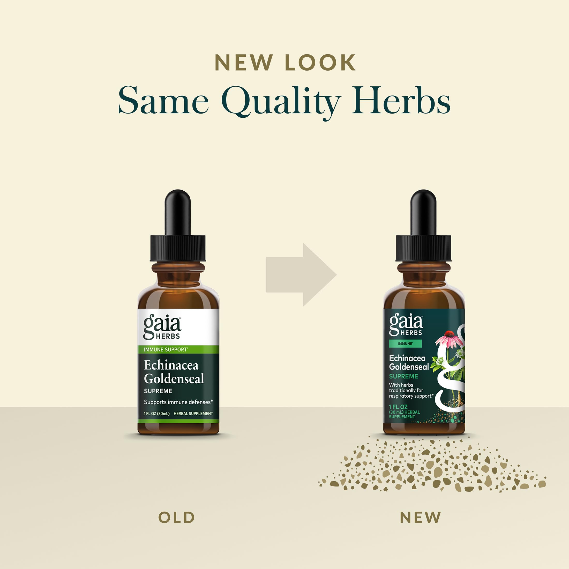 Gaia Herbs Echinacea Goldenseal Supremo, dosis diaria, apoyo a defensas naturales
