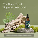 Gaia Herbs Echinacea Goldenseal Supremo, gota vertiendo, absorción rápida