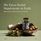 Etiqueta Gaia Herbs Curcuma Supreme en frasco para uso diario