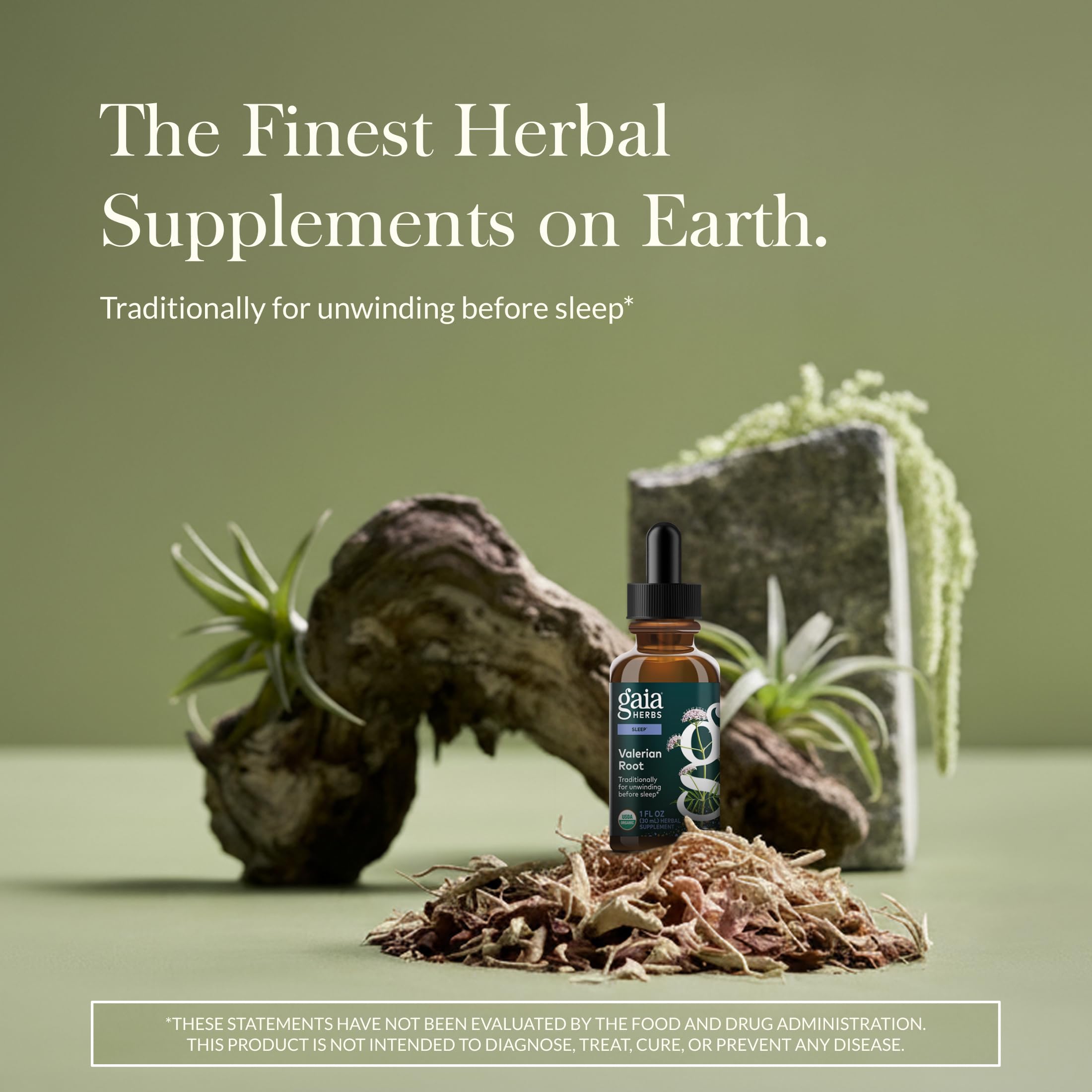 Gaia Herbs Valerian Root: extracto líquido de valeriana para descanso