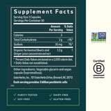Gaia Herbs Ginger-Beet Postbiotic: cápsulas veganas listas para uso diario