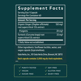 Gaia Herbs Ginger Supreme cápsulas vegetales para comodidad digestiva