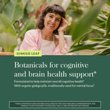 Gaia Herbs Ginkgo laboratorio propio para pureza y control