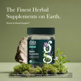 Gaia Herbs gomitas relajantes con pasiflora para relajación suave.