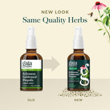 Gaia Herbs spray garganta: regaliz, tomillo y menta para aroma.