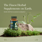 Tabletas Gaia Herbs Laxante Natural en primer plano para uso nocturno suave