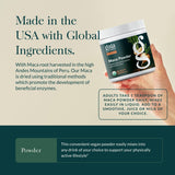Gaia Herbs Maca en polvo, origen peruano para energía sostenida.