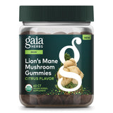 Gaia Melena de León gomitas en botella para apoyo cognitivo diario.
