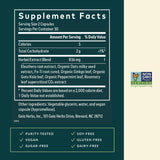 Gaia Herbs Mental Alertness: cápsulas vegetales para consumo diario sin gluten.