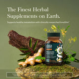 Gaia Herbs Metabolic Activator: etiqueta frontal destacando ingredientes.