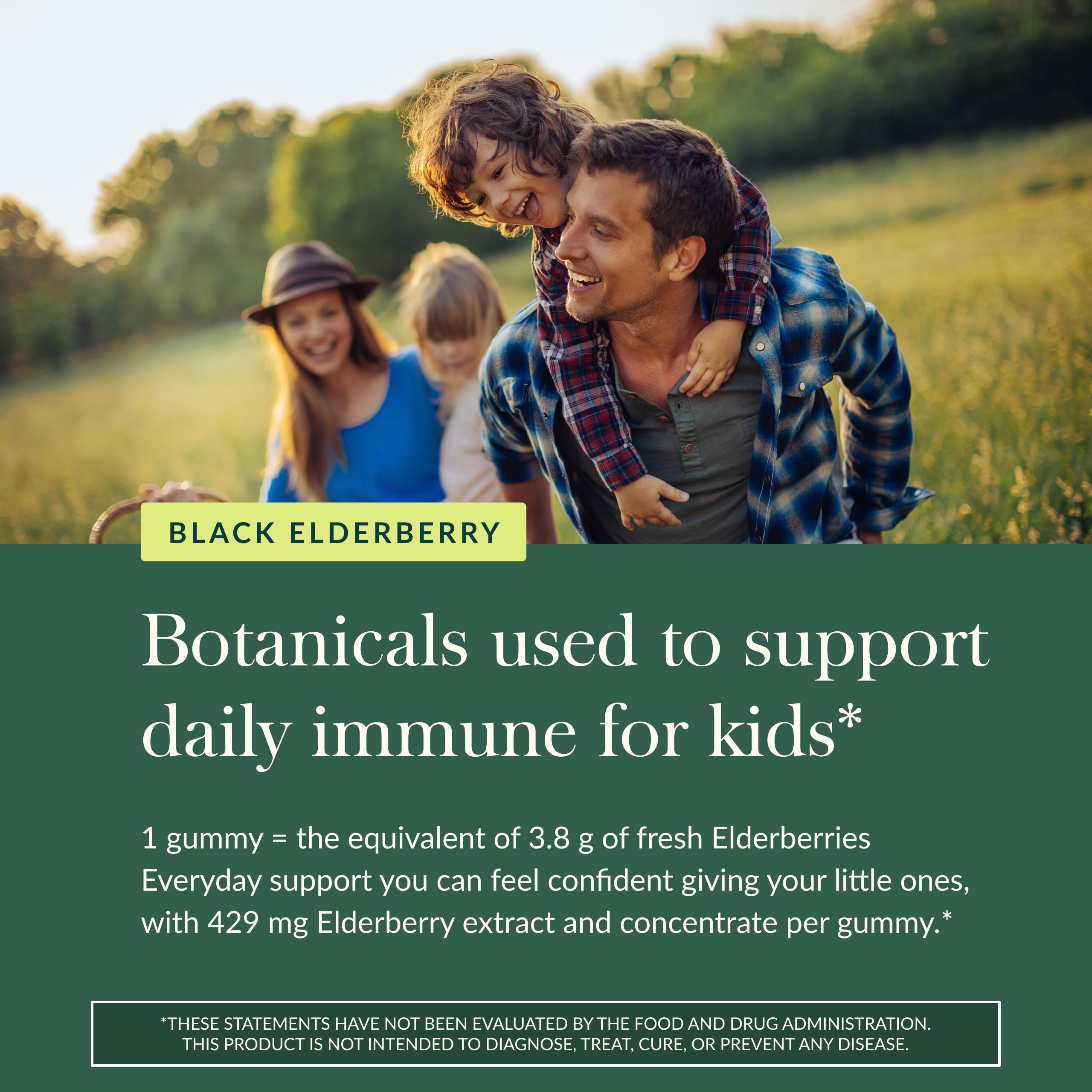 Gaia Herbs Organic Elderberry Fields, detalle de cultivo y origen orgánico