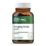 Gaia Herbs Ortiga Hoja: botella con cápsulas líquidas para soporte respiratorio suave