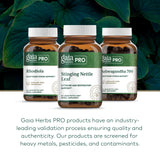 Gaia Herbs Ortiga Hoja: apto para veganos y libre de gluten