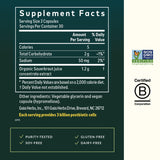 Capsulas veganas Gaia Herbs Postbiotico Chucrut listas para tomar a diario.