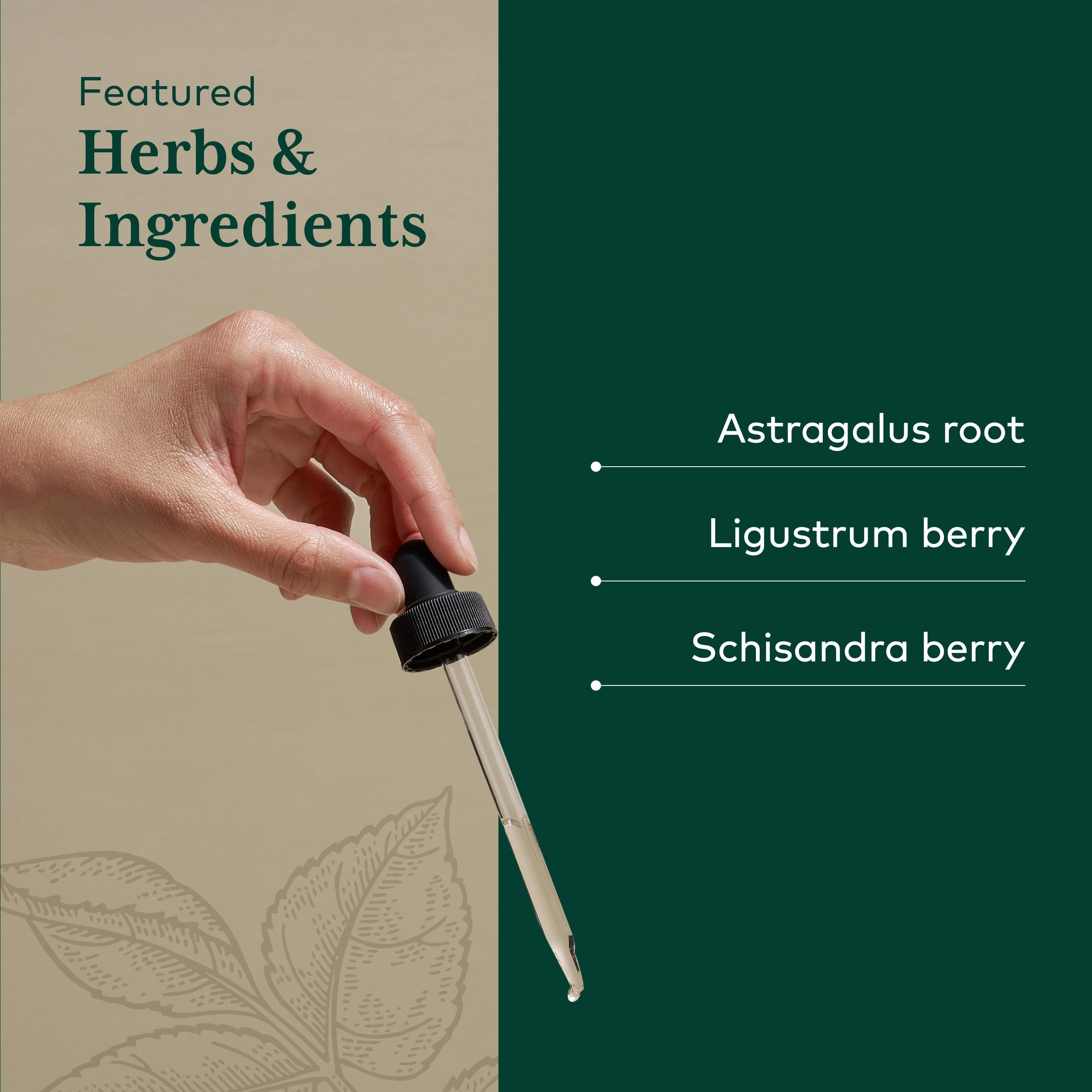 Gaia Herbs PRO 3-en-1 fórmula inmune, ingredientes premium para el bienestar.