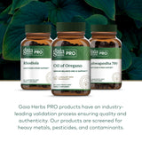 GAIA HERBS PRO Control de calidad en cada lote para máxima pureza