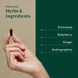 Gaia Herbs PRO Activador Inmunidad, envase de vidrio, preserva la potencia de las hierbas.