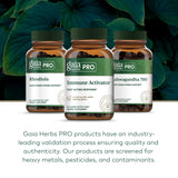 Gaia Herbs PRO Activador Inmunidad, pack informativo, facilita la revisión de beneficios.