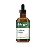 GAIA HERBS PRO amargos digestivos con curcuma, botella lista para uso diario después de las comidas.